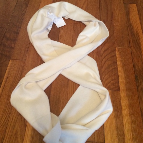 Cream fleece infinity scarf!!