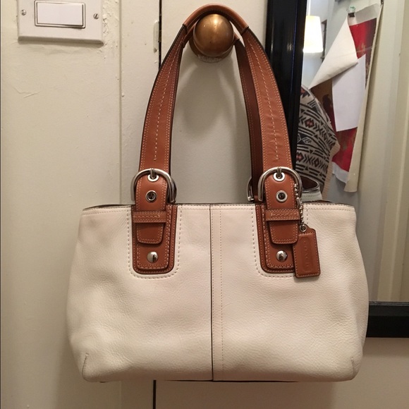 Coach leather handbag