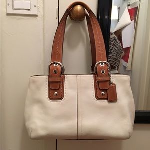 Coach leather handbag