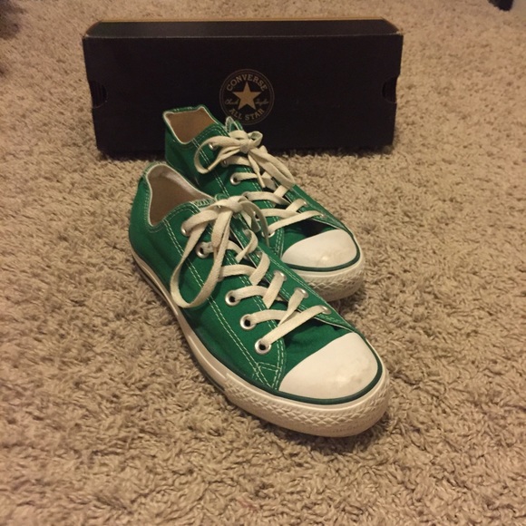 Green Retro Converse Sneakers
