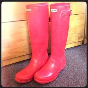 Tall Hunter boots!