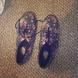Floral Vans Sneakers