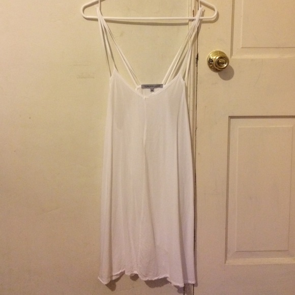 Foreign Exchange Strappy Slip White Dress - Picture 1 of 2