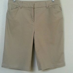 Jones New York Sport Khaki Bermuda Shorts
