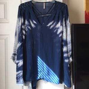 Free People Tie Dye Top!