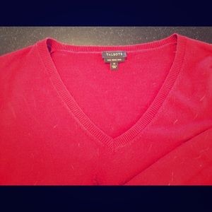 *SOLD* Talbots 100% Merino Wool V-Neck Sweater