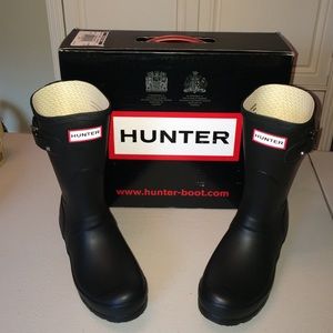 Hunter boots Black original short