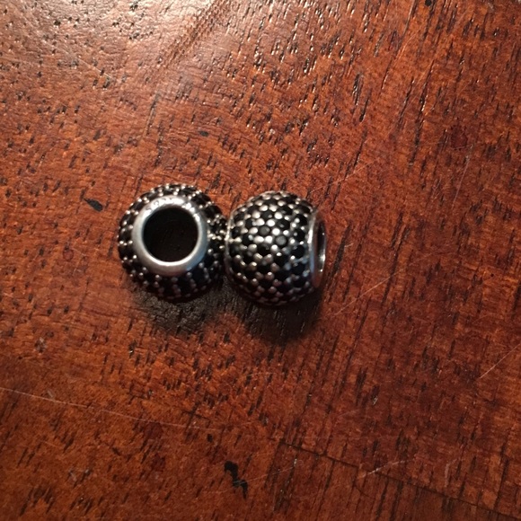 Pandora Black Pave Charm
