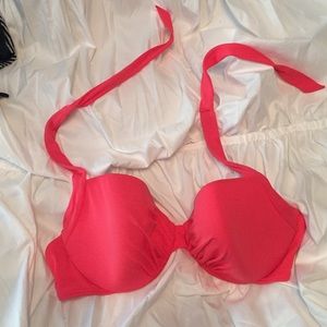Victoria's Secret bikini top. Coral