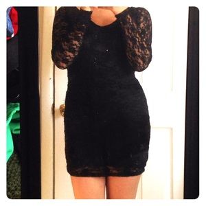 Backless Lacy Party Dress