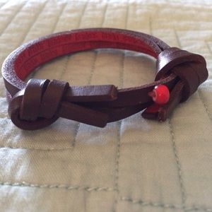 Make an offer! GAP (red) leather bracelet