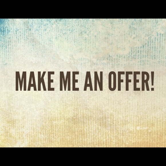 I'd love to negotiate a price with you:)