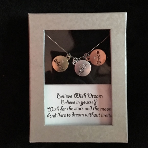 Inspirational multicolored necklace