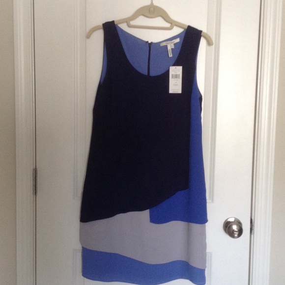Colorblock sleeveless dress