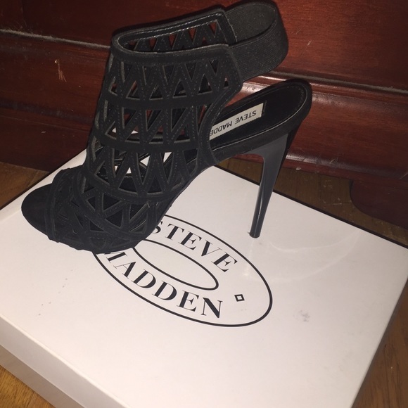 Steve Madden BRATT Black Suede