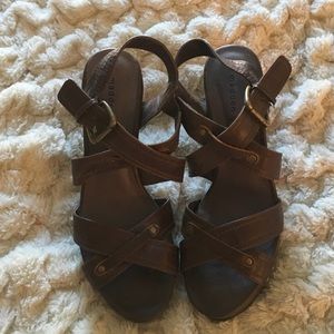 Madden girl wooden heels size 10