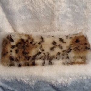 Faux Fur Animal Print Neck Wrap