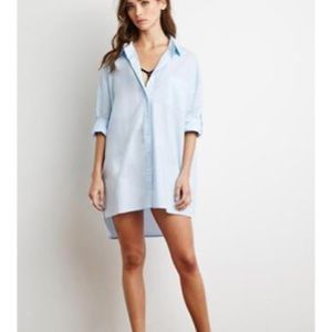 NWT F21 Oversize Button Down