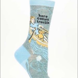 "Here Comes Trouble" Socks