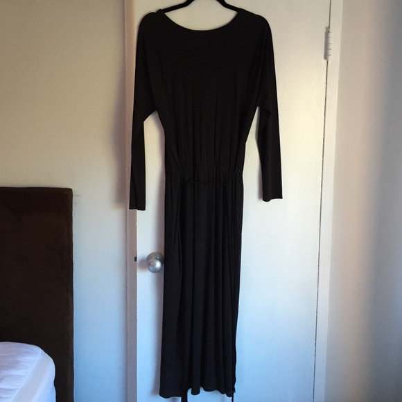 Vintage DVF navy dress the roped belt