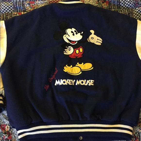 Mickey Mouse lettermans jacket