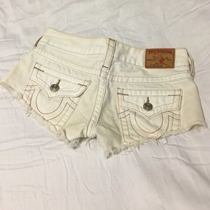 True Religion Joey cutoffs