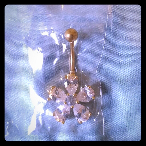 Flower Belly Button Ring