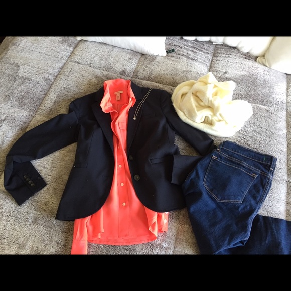 J.Crew silk long sleeve blouse