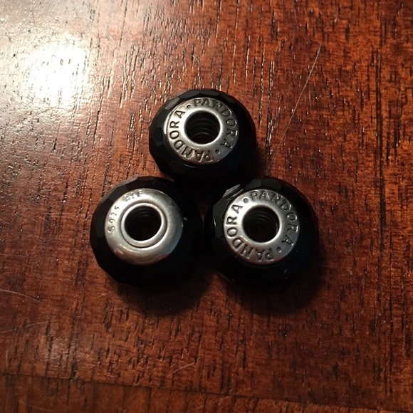 Fascinating Black Murano Pandora Charm