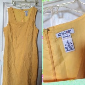 Yellow dress with jacket