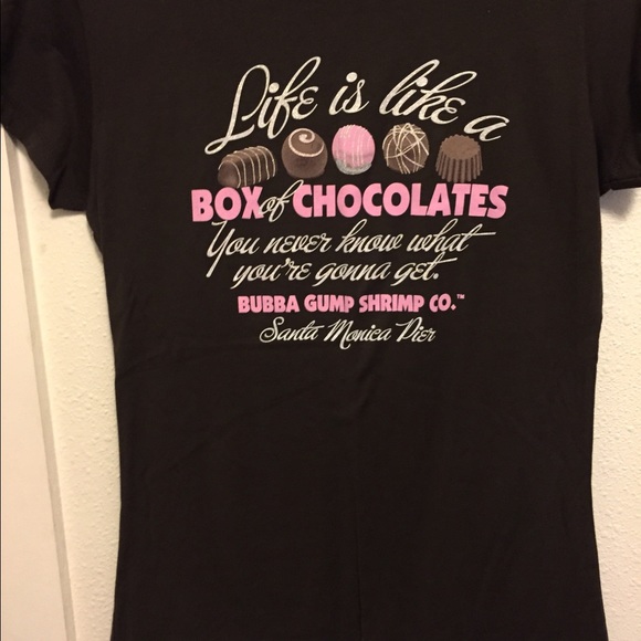 Brown forest gump shirt