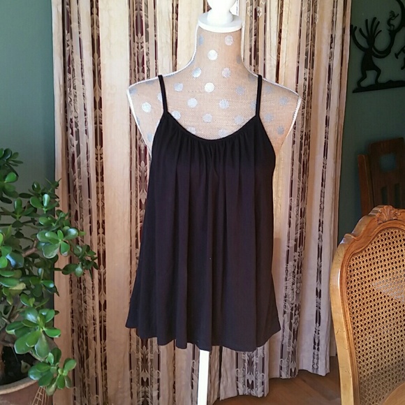 Black loose fitting tank