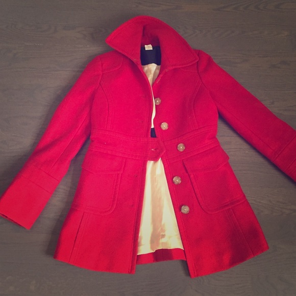 Red Wool Coat