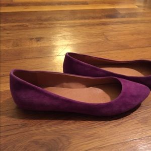 Madewell purple flats