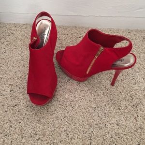 Charlotte Russe open toe heels