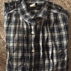 Plaid J.Crew button down