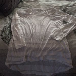 CYA patterned after the workout top