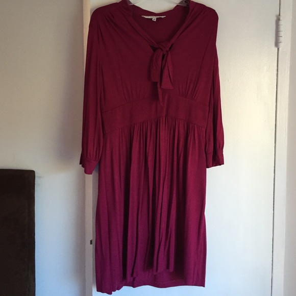 Trina Turk. Adorable and comfy tie-neck dress.