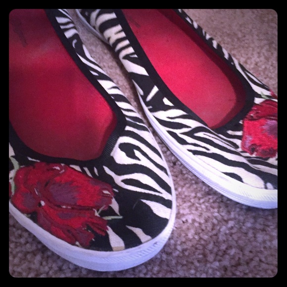 Brighton zebra print flats