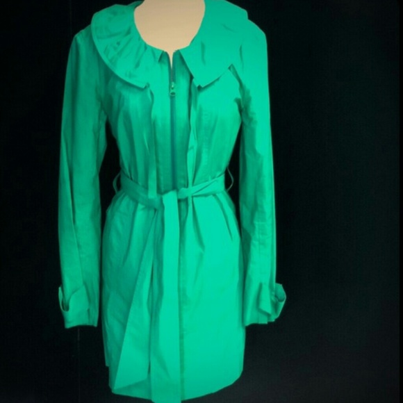 Emerald Green belted jacket - Picture 1 of 2