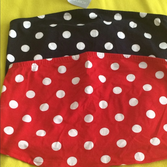 Blue and red tube tops - Picture 2 of 3