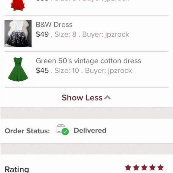 B&W Dress - Picture 2 of 2