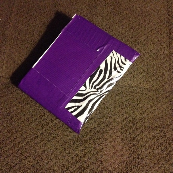 Purple With Zebra Print Wallet
