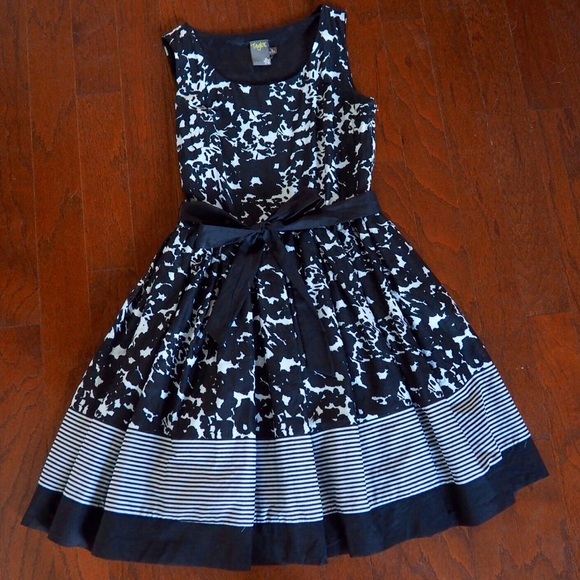 Black and White Dress