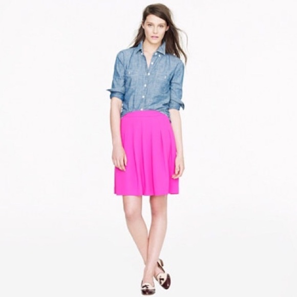 J. Crew Skirts - J.Crew Pleated Crepe Skirt J. Crew Skirts - J.Crew Pleated Crepe Skirt