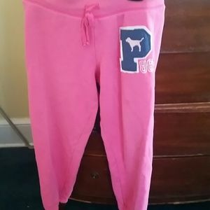 VS PINK crop sweats