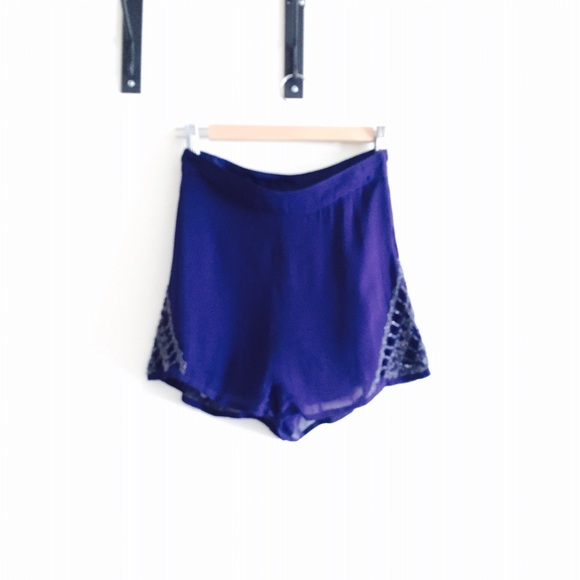 Top shop silk shorts