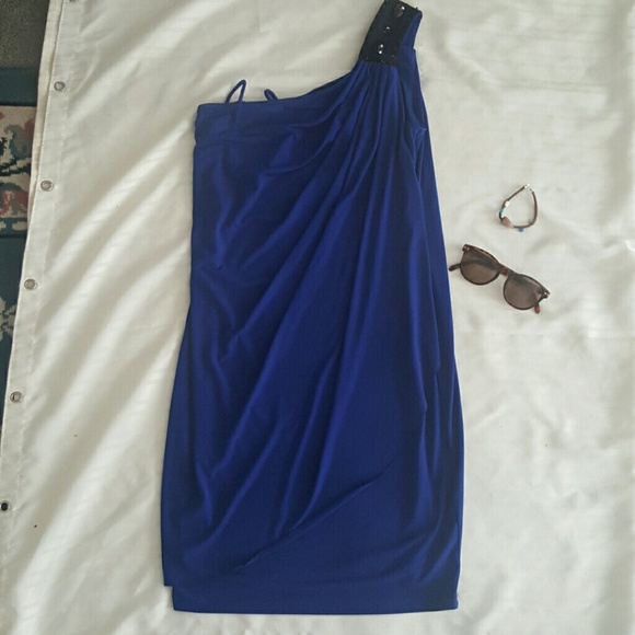 Royal blue dress