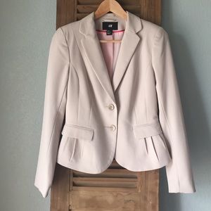 H&M Blazer - US Size 6 - Blush/Pink