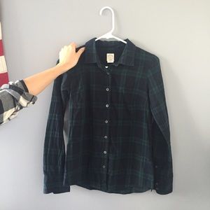 J.crew plaid button down perfect shirt